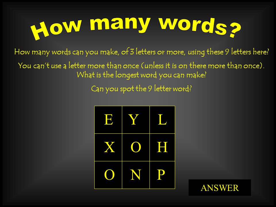 can you spot the 9 letter word ppt video online download 3 letter words starting with i