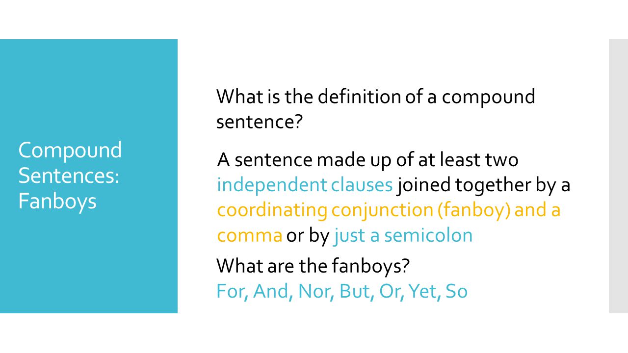 compound sentence with semicolon