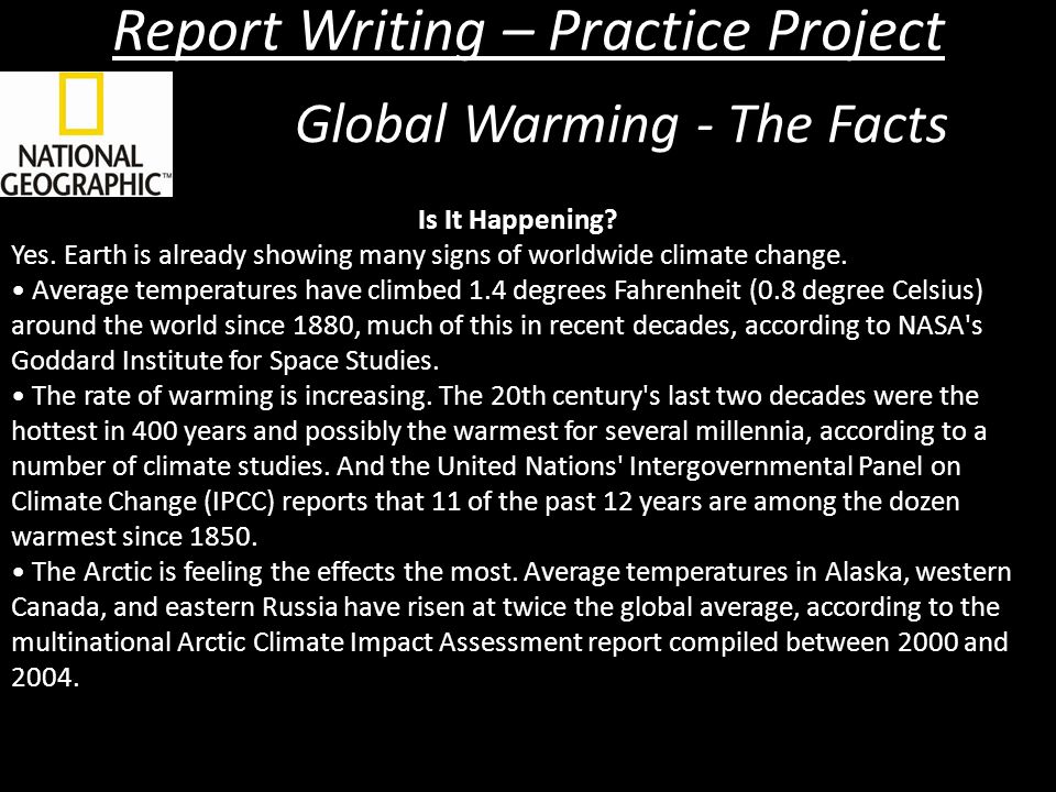 Example Proposal Essay Report Writing On Global Warming Write Literary Analysis Thesis An Embarrassing Moment Essay also Essay Titles Examples Report Writing On Global Warming Thesis Statement For Those Winter Sundays Essay