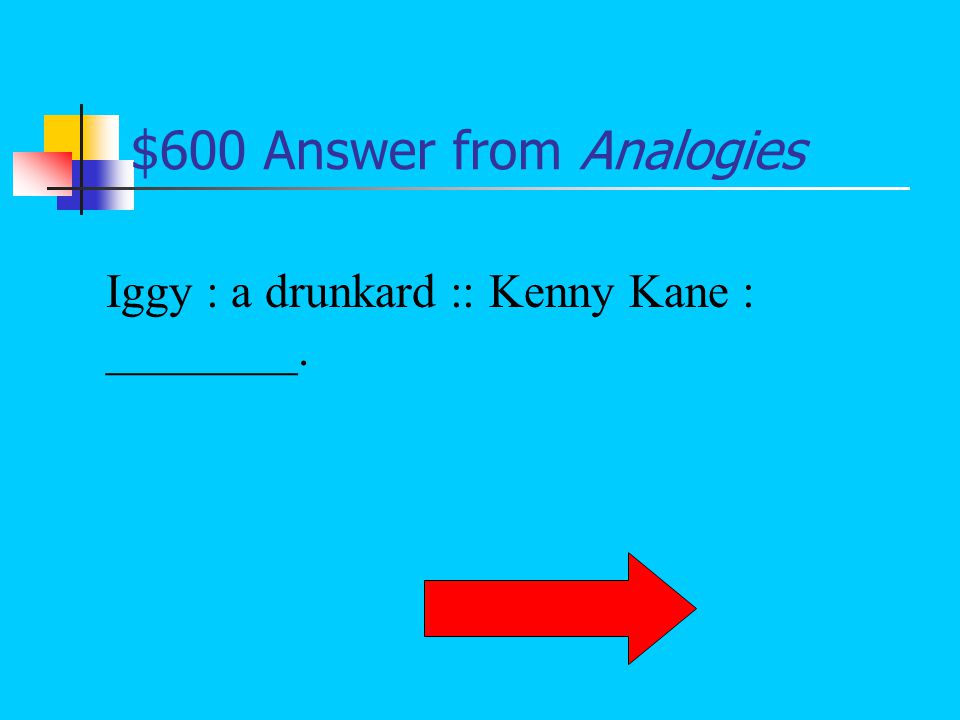 $400 Question from Analogies What is allusion