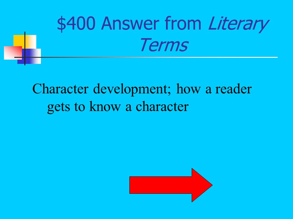 $200 Question from Literary Terms What is an allusion