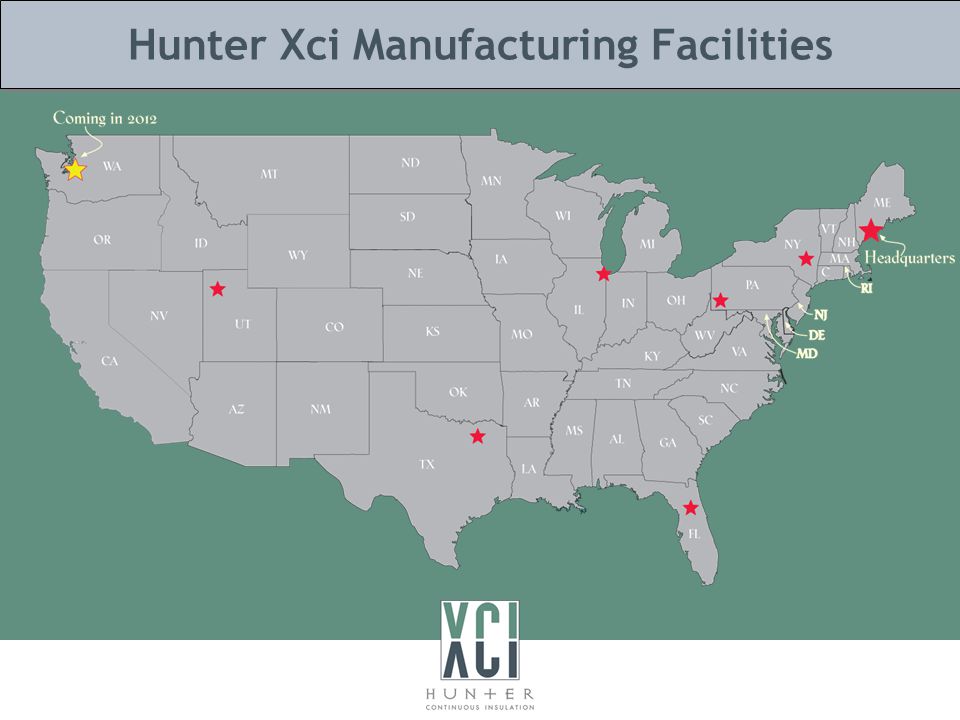 Hunter Xci Manufacturing Facilities