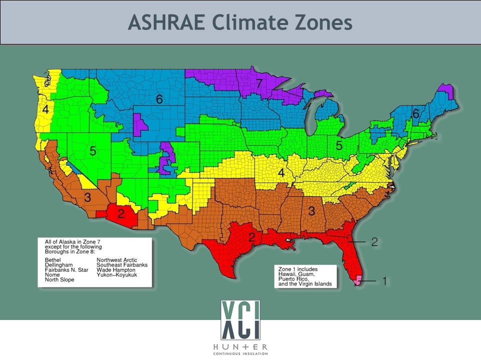 ASHRAE Climate Zones