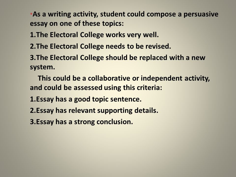 pros cons electoral college essay pros cons electoral college essay
