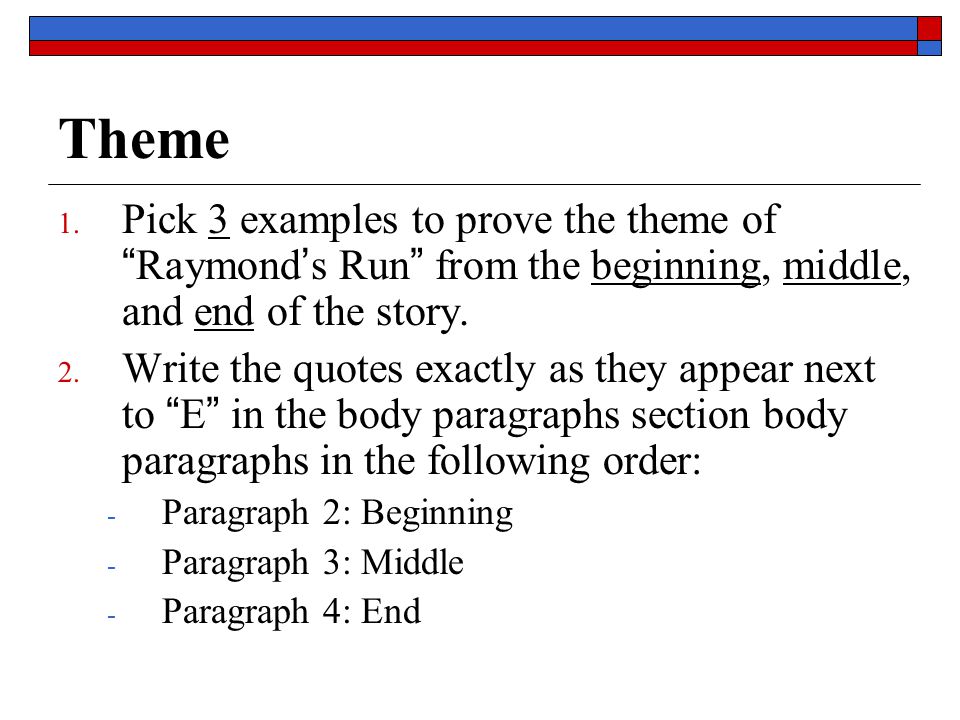 Thematic Analysis Essay