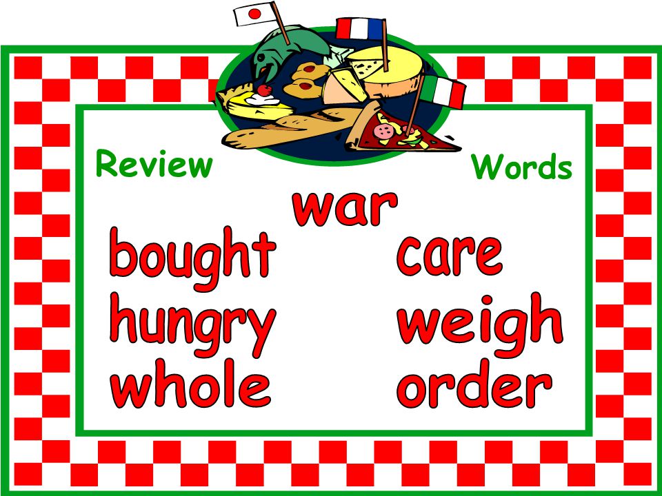 Words Review