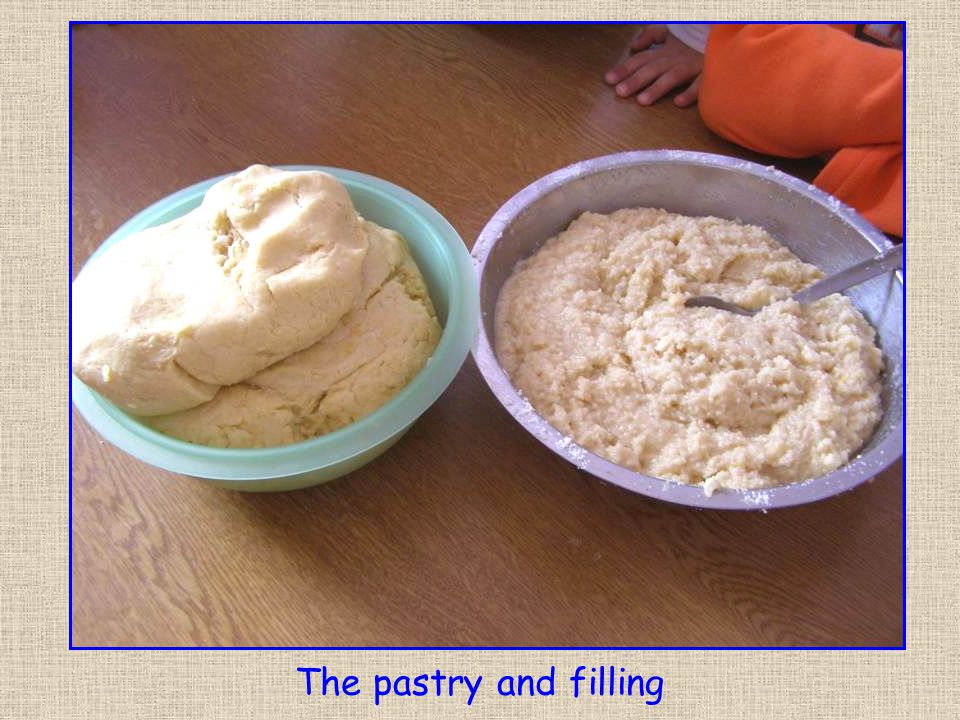 The pastry and filling