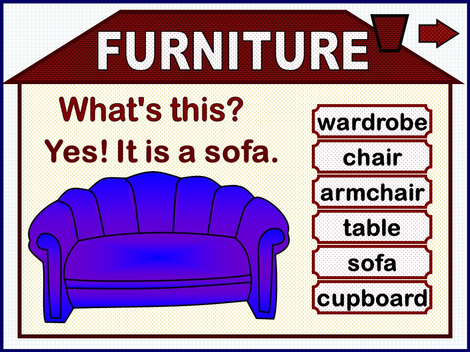 table chair sofa wardrobe armchair cupboard Yes! It is a sofa.