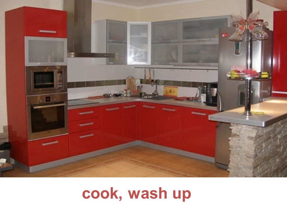 cook, wash up