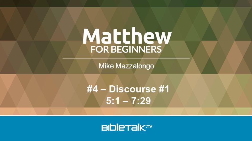 Mike Mazzalongo #4 – Discourse #1 5:1 – 7:29