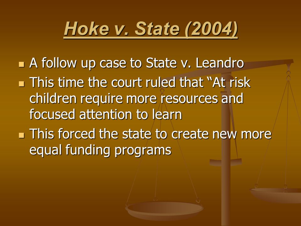 Hoke v. State (2004) A follow up case to State v.