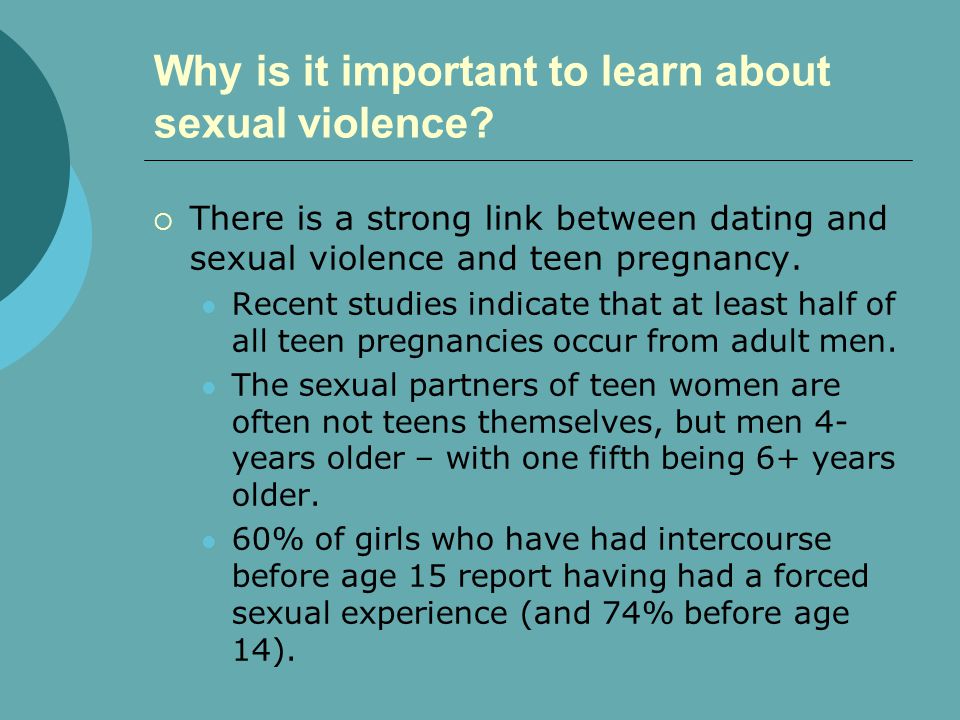 Why is it important to learn about sexual violence.