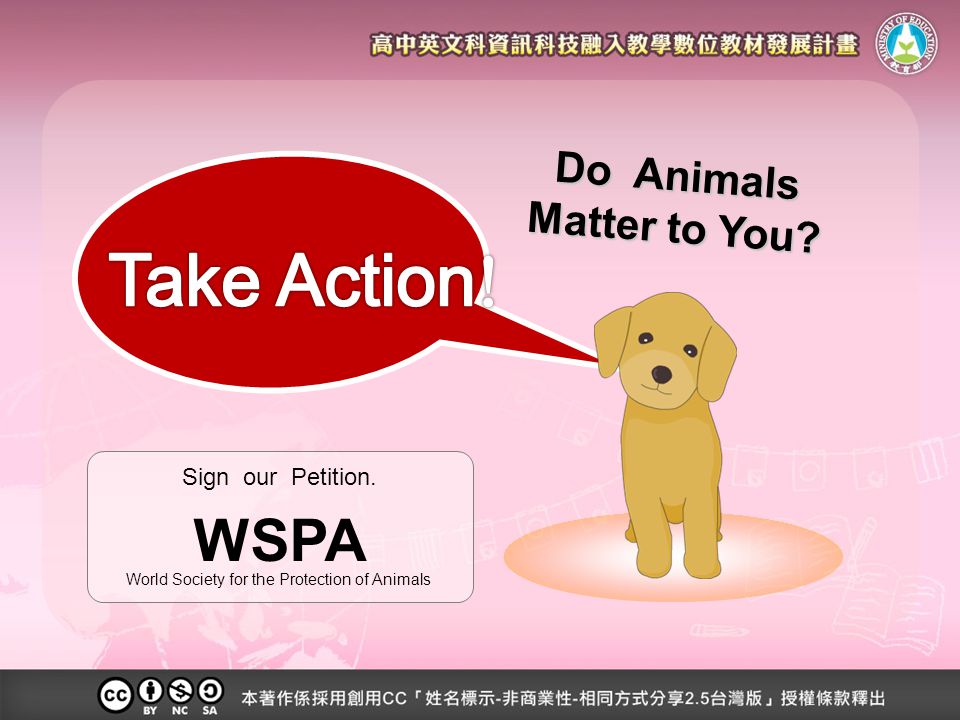 Do Animals Matter to You Sign our Petition. WSPA World Society for the Protection of Animals