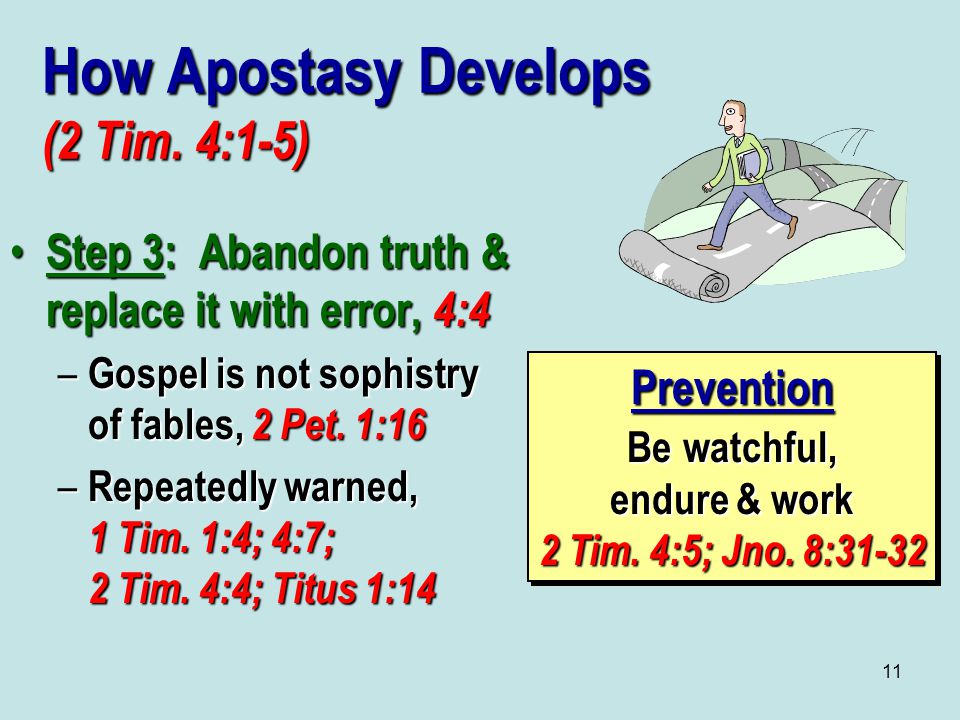 11 How Apostasy Develops (2 Tim.