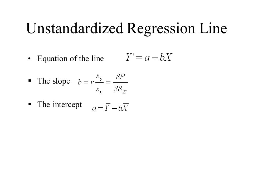 Unstandardized Regression Equation Talkchannels Overview Correlation Definition Deviation Score Formula Z
