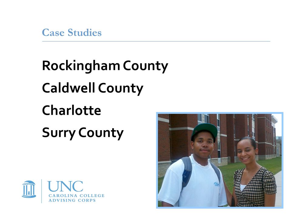 Case Studies Rockingham County Caldwell County Charlotte Surry County