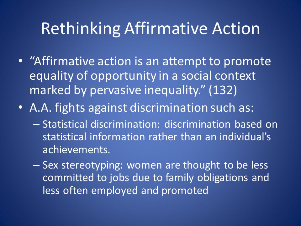 affirmative action vs equal opportunity affirmative action vs equal opportunity