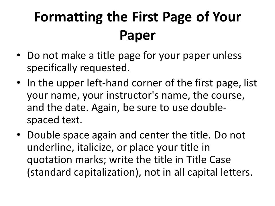 Literature review key points