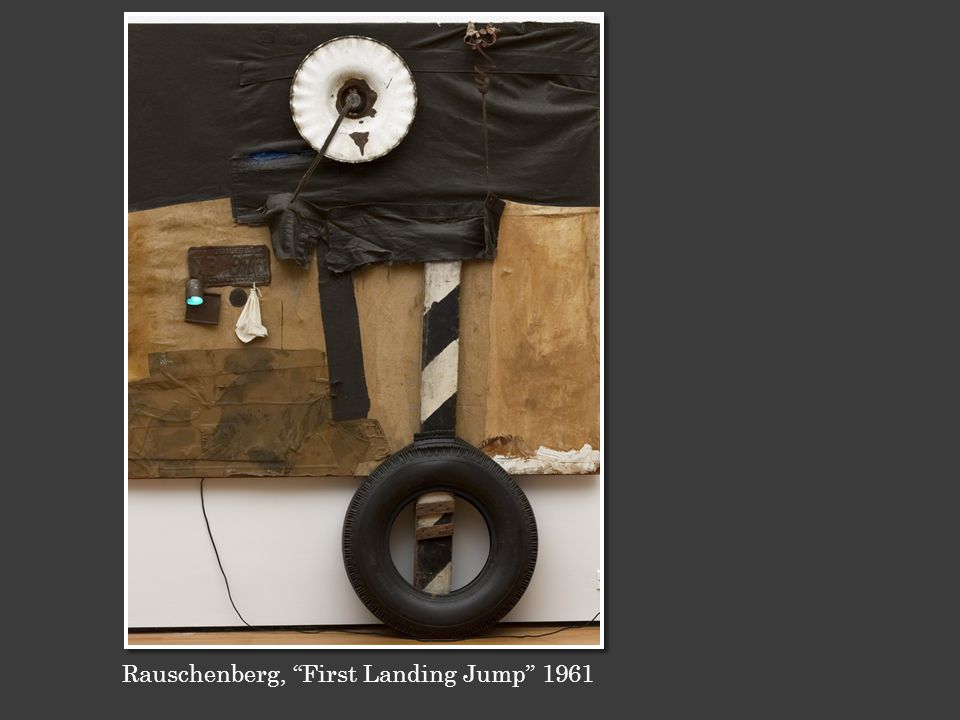 Rauschenberg, First Landing Jump 1961