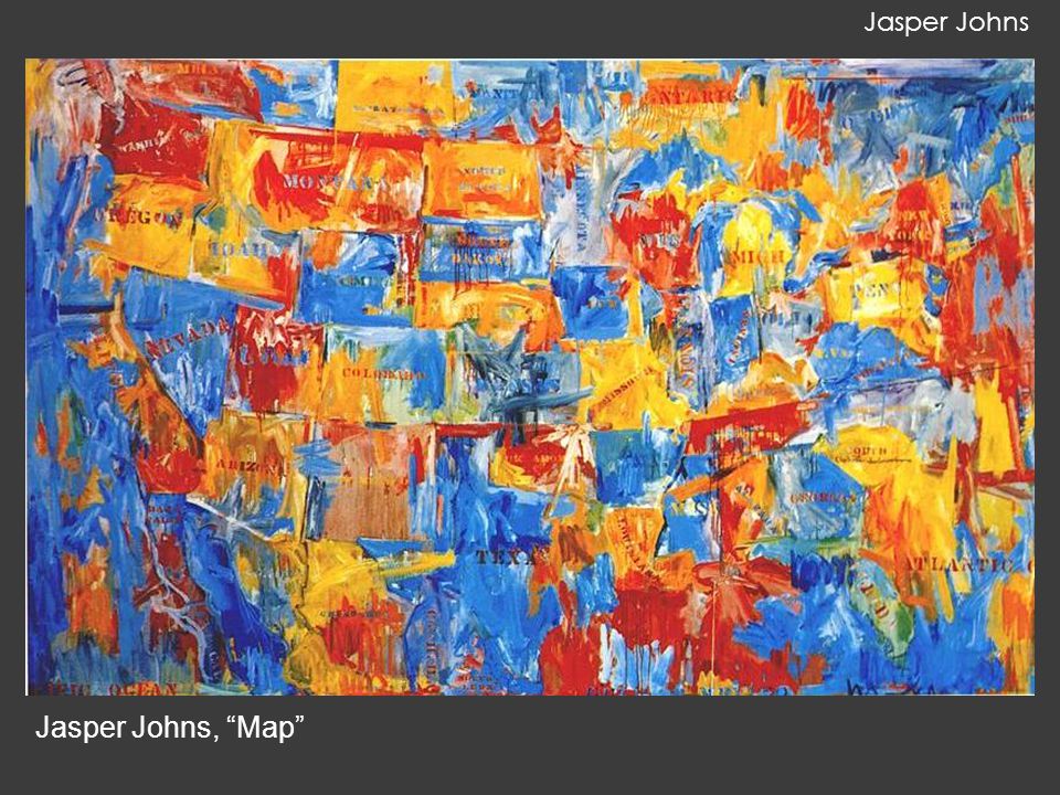 Jasper Johns, Map Jasper Johns