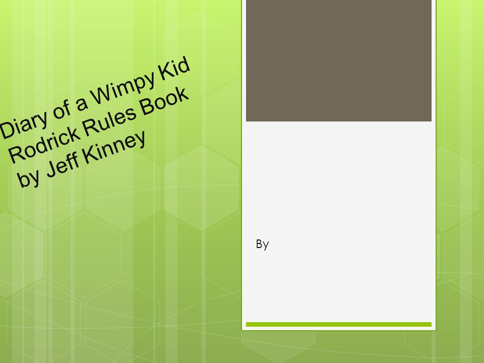 Diary of a Wimpy Kid Rodrick Rules Book by Jeff Kinney By
