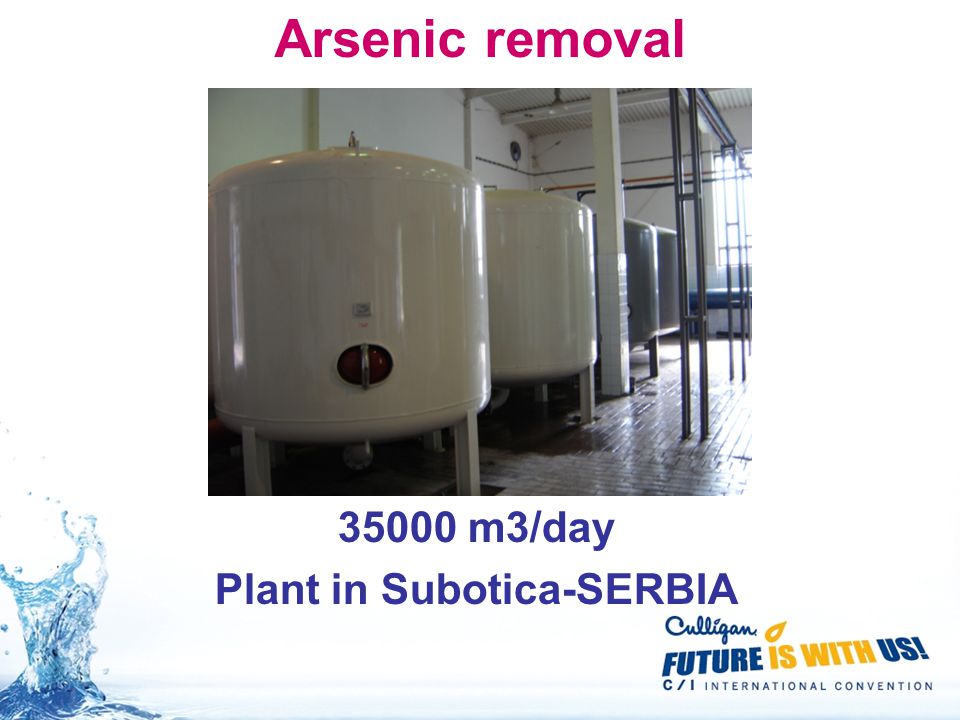Arsenic removal m3/day Plant in Subotica-SERBIA