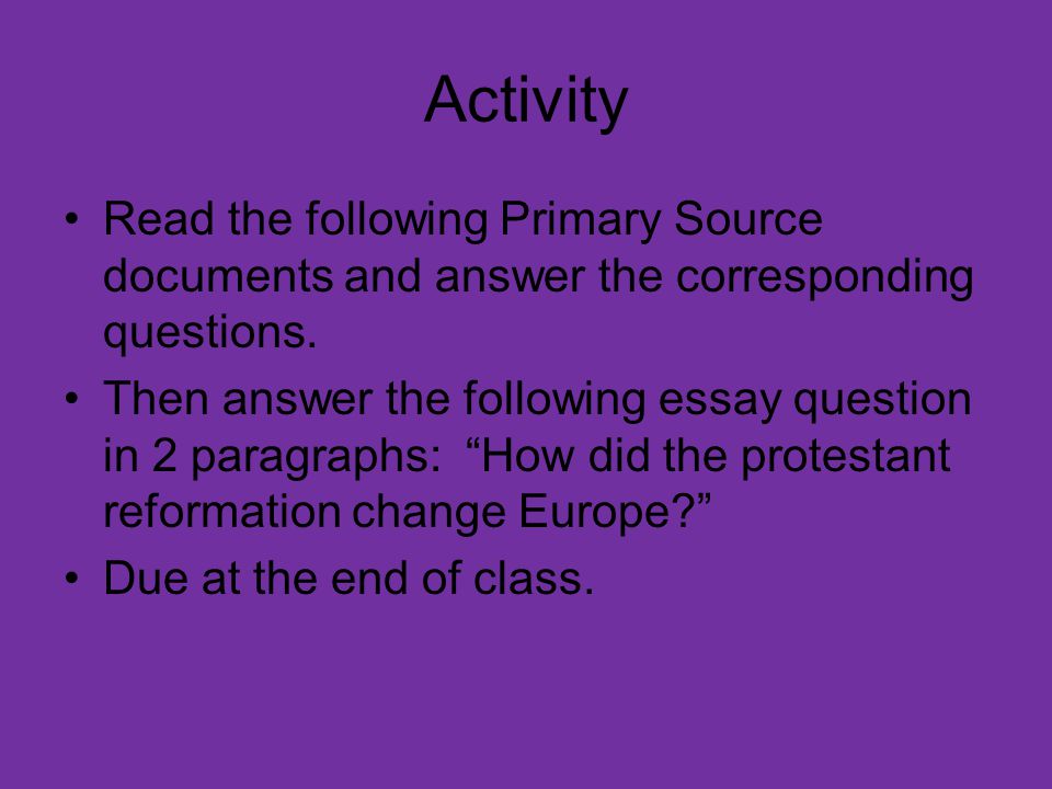 causes of the reformation essay causes of the reformation essay