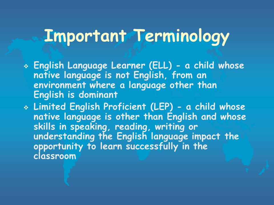 Daniel Boone Area School District English as a Second Language (ESL) Program