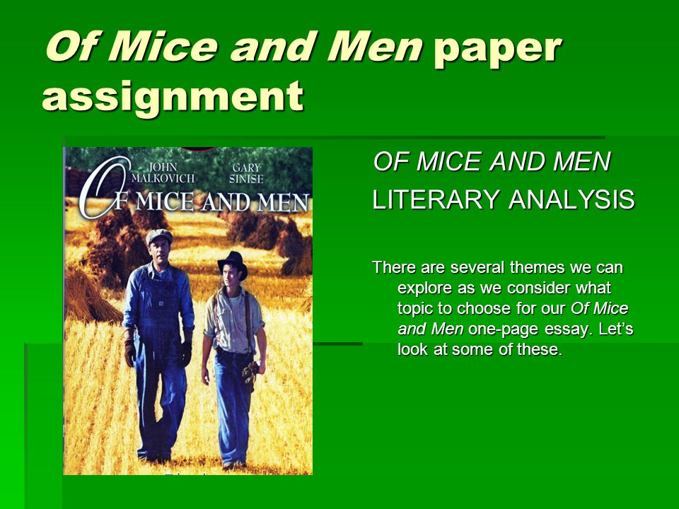forshadowing in of mice and men essay forshadowing in of mice and men essay