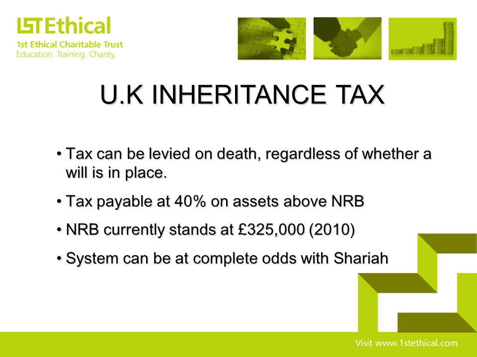 UK INHERITANCE LAW LAWS OF INTESTACY Any jointly owned assets (e.g.