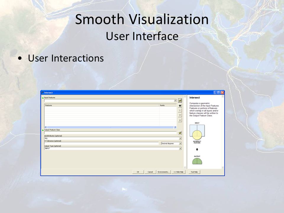 Smooth Visualization User Interface User Interactions