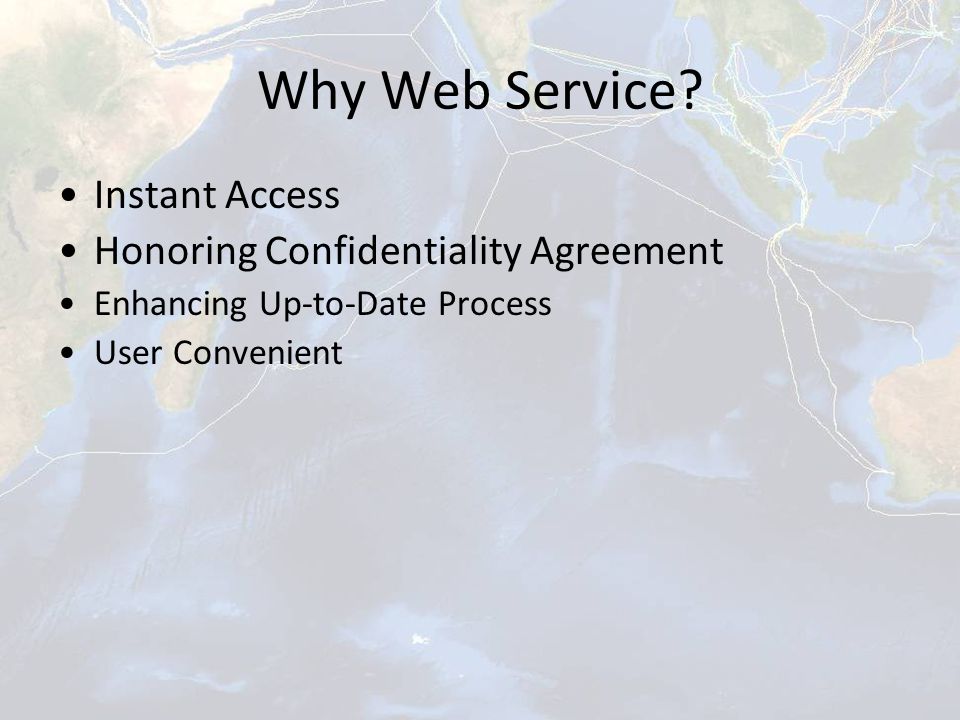 Why Web Service.