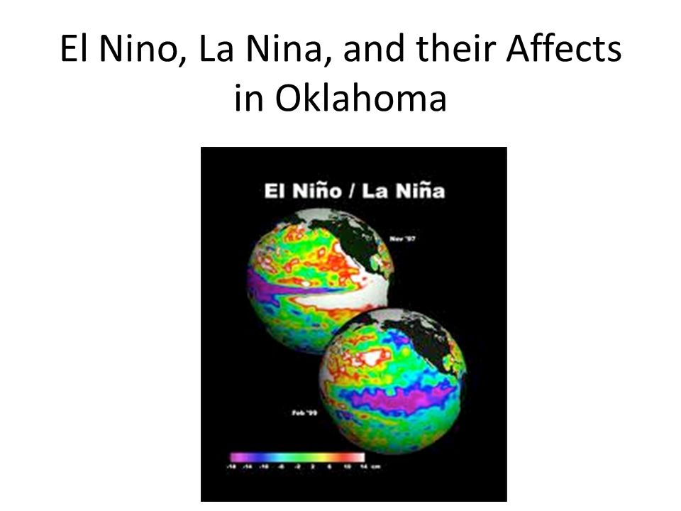 El Nino, La Nina, and their Affects in Oklahoma