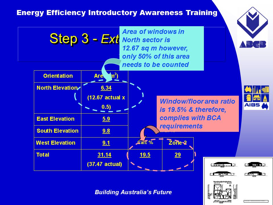 Building Australia’s Future Energy Efficiency Introductory Awareness Training AUSTRALIAN Greenhouse Office Step 3 - External Glazing.