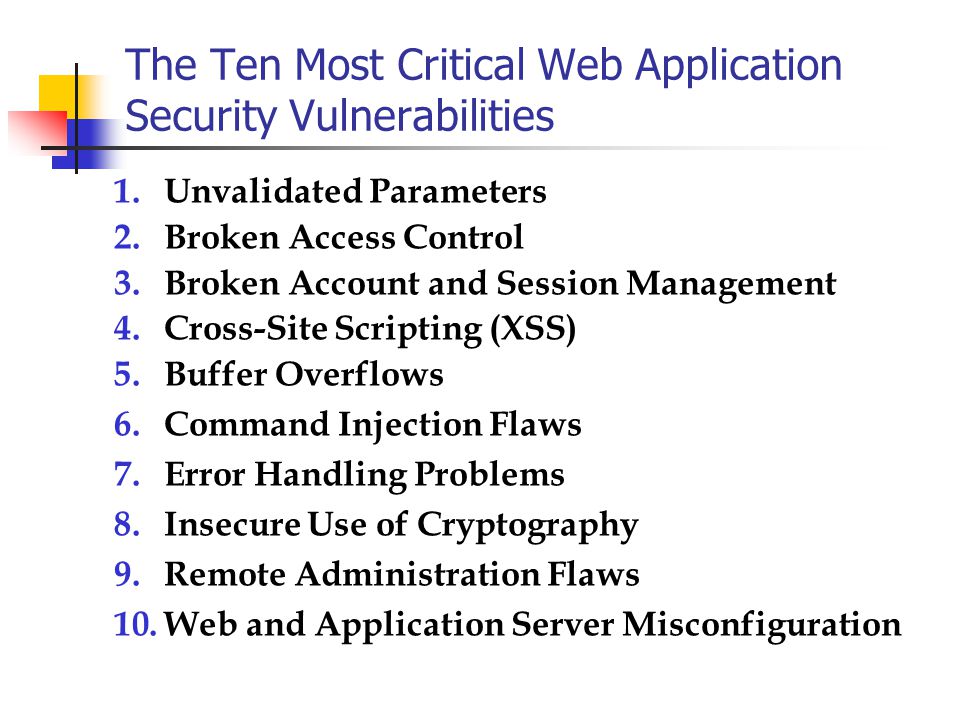 web application vulnerabilities web application vulnerabilities