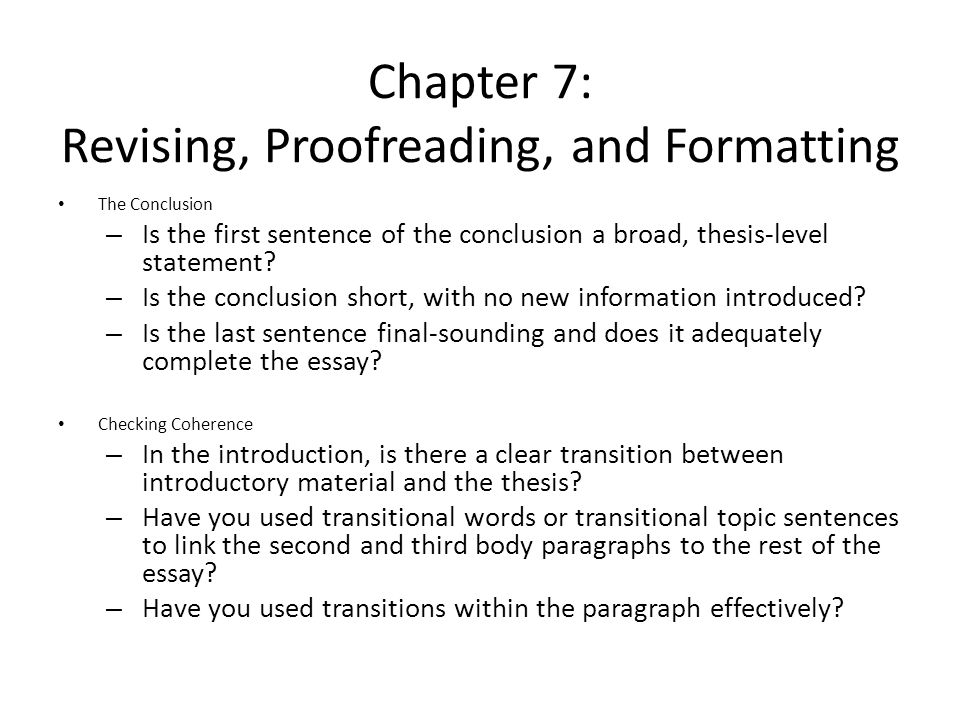 Master thesis proofreader