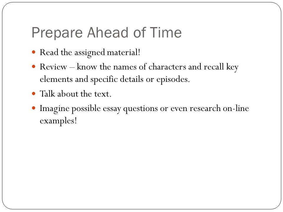 How To Write A Good Timed Writing Essay