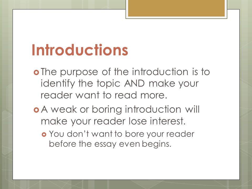 how to write an introduction for a college essay