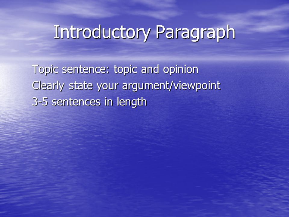 A Good Persuasive Essay Topic