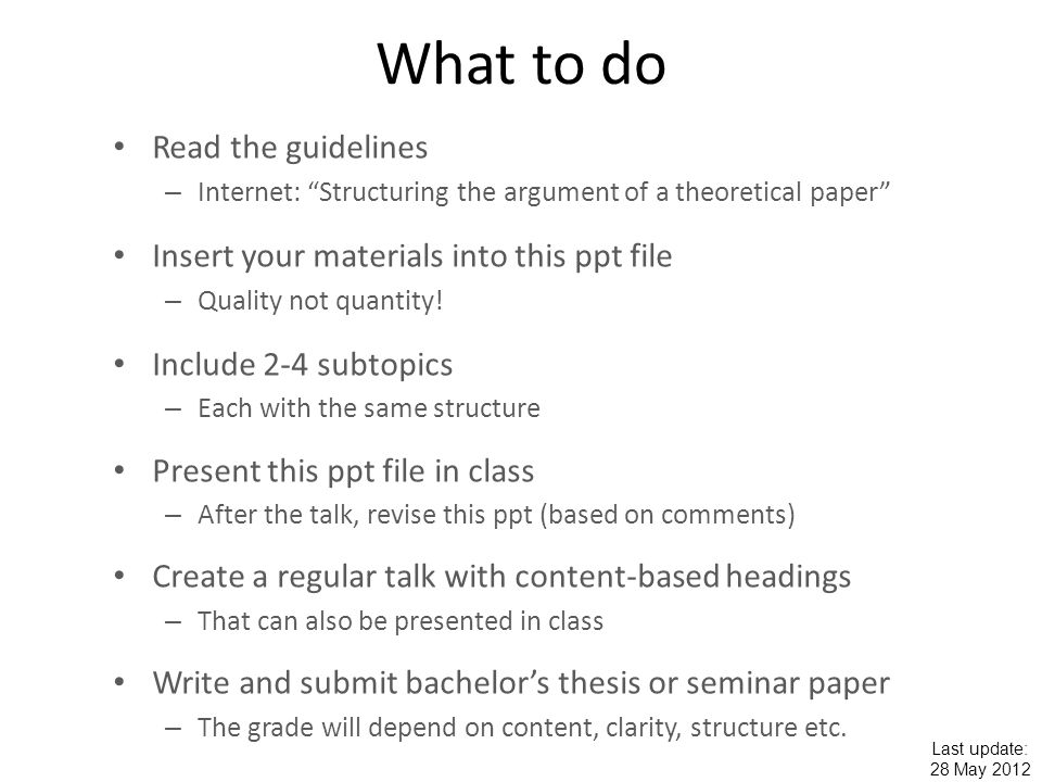 Structure Of An Essay