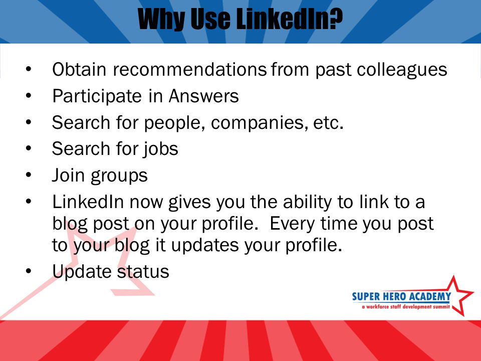 Why Use LinkedIn.
