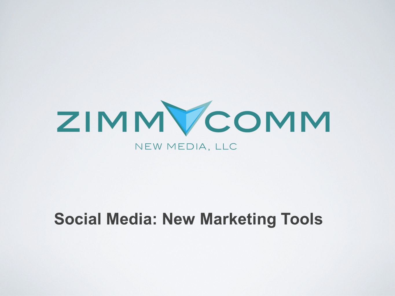 Social Media: New Marketing Tools