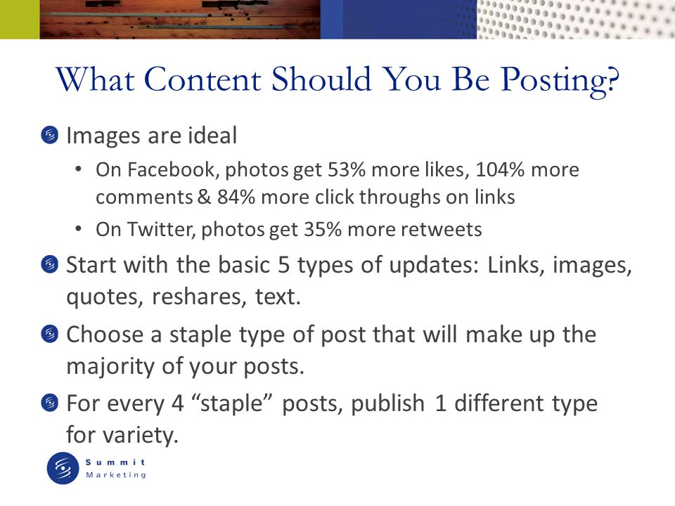 What Content Should You Be Posting.