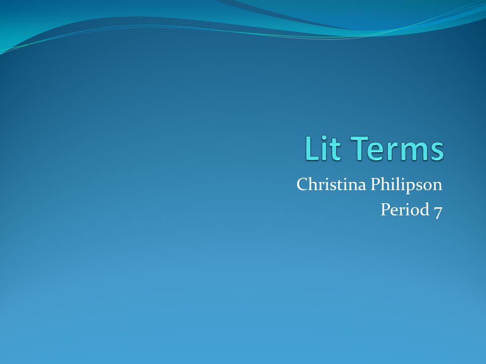 Christina Philipson Period 7