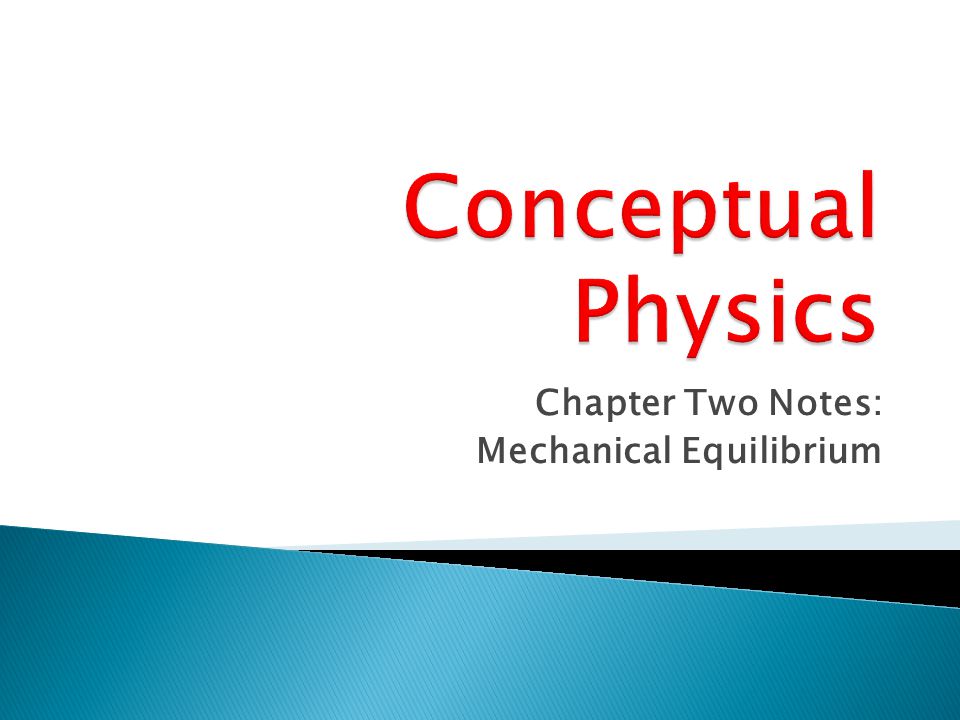 mechanical equilibrium