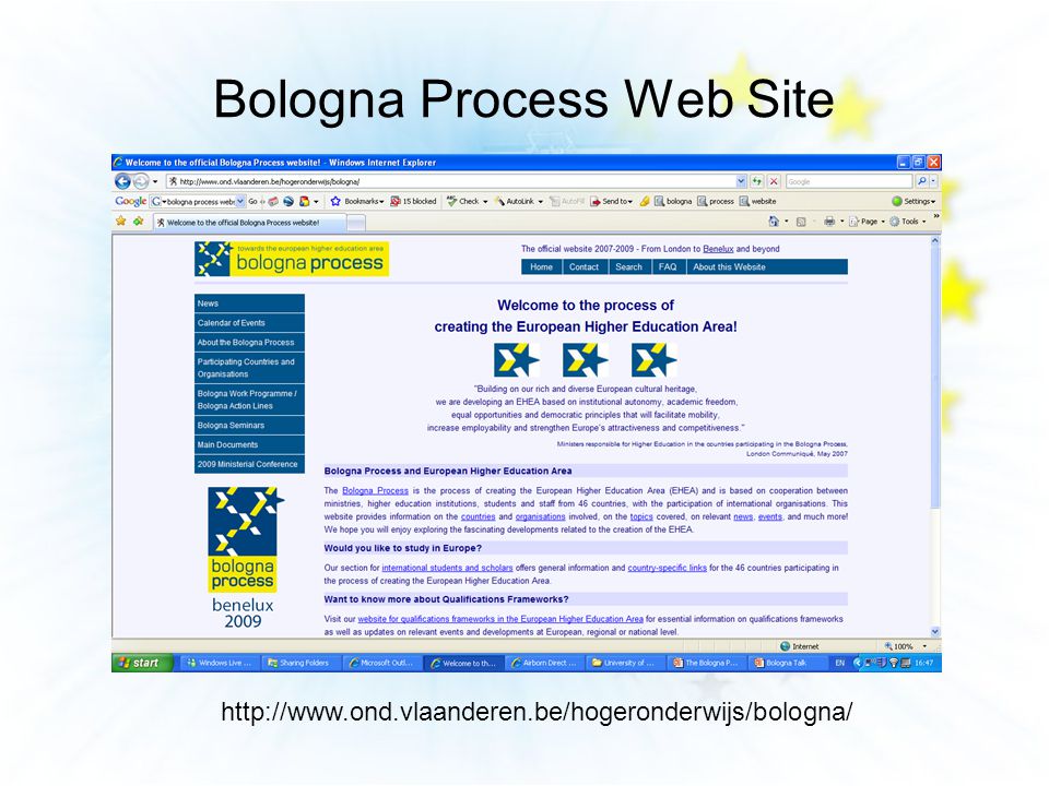Bologna Process Web Site