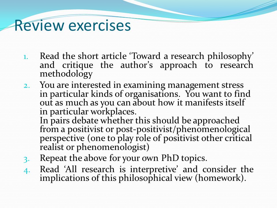 How To Write Critique Paper