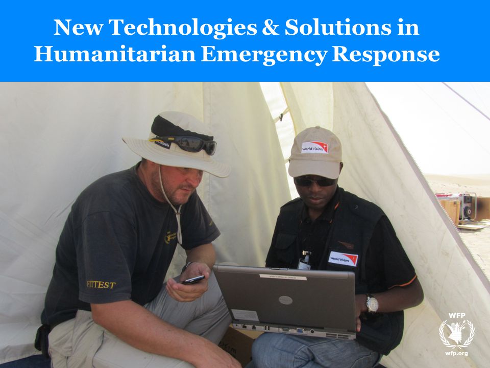 New Technologies & Solutions in Humanitarian Emergency Response