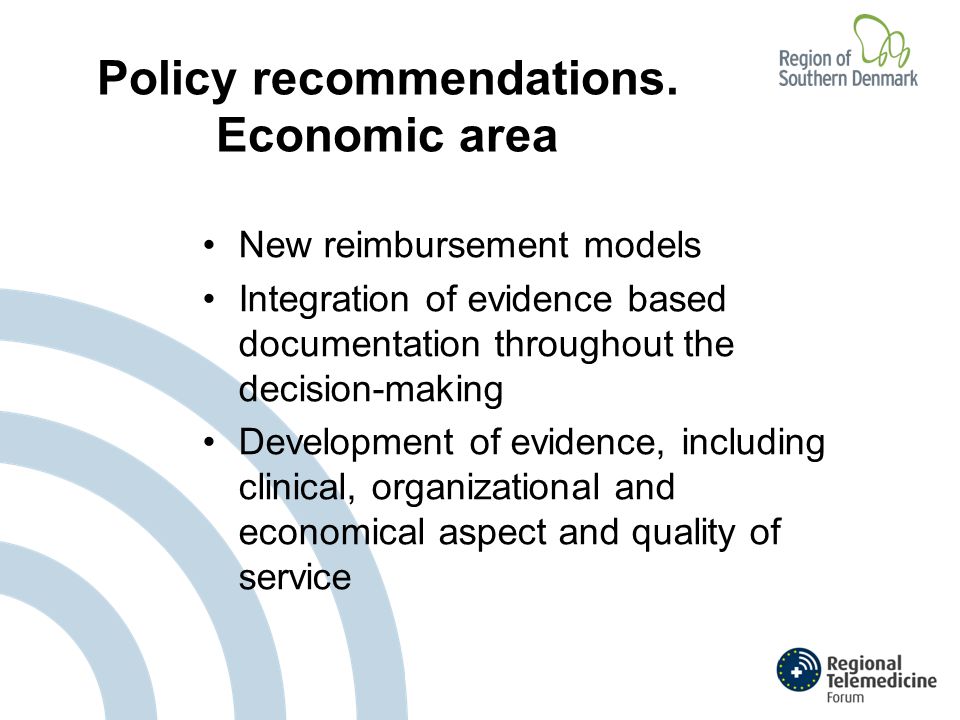 Policy recommendations.