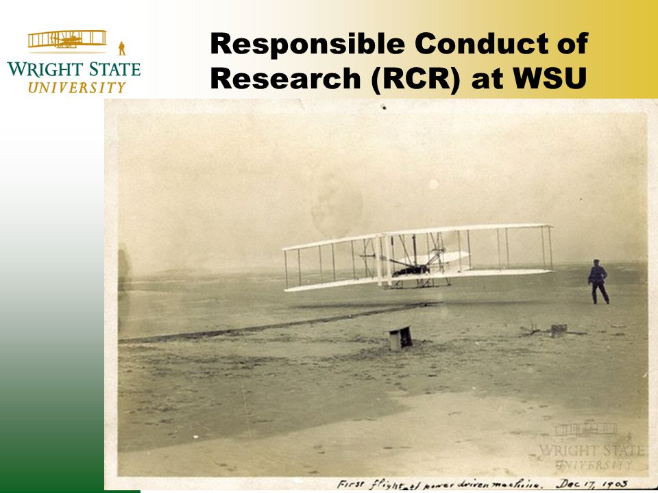 Responsible Conduct of Research (RCR) at WSU